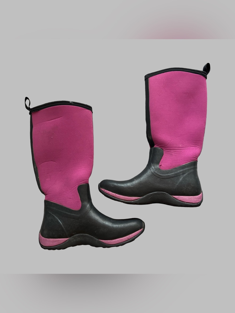 MUCK BOOTS Women's Pink Waterproof Knee High Boots Size 10 - Picture 2 of 13